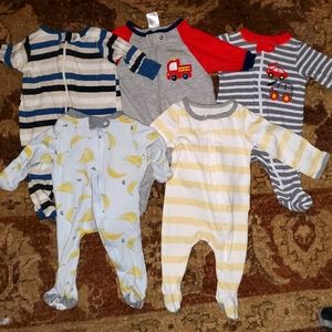 Bundle of 5 newborn sleepers